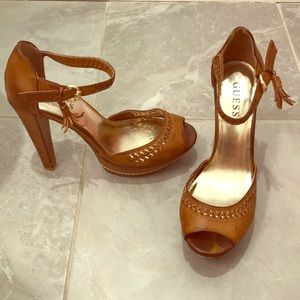 Peep-toe Platform Sandals